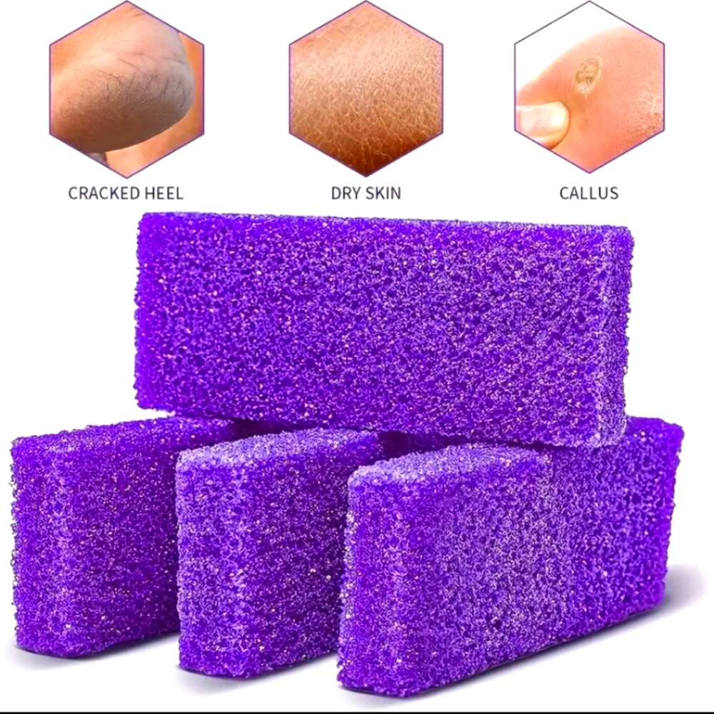 Diabetic Pumice 4 pcs  Foot Scrubber